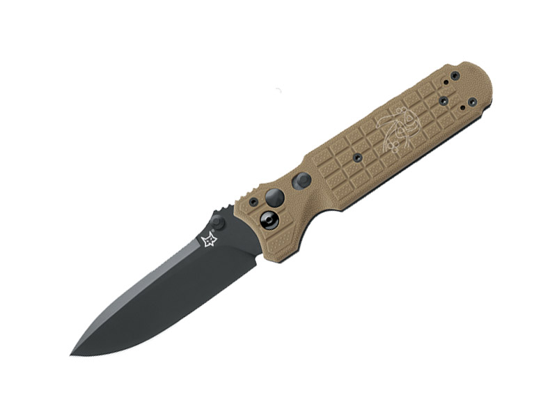 چاقو فاکس پرداتور II اتوماتیک خاکی - FX-448 T