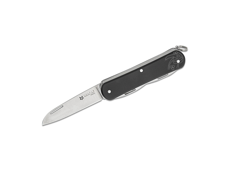 چاقو چند کاره جیبی 5 تیغه فاکس ولپیس مشکی FX-VP130-SF5 BK