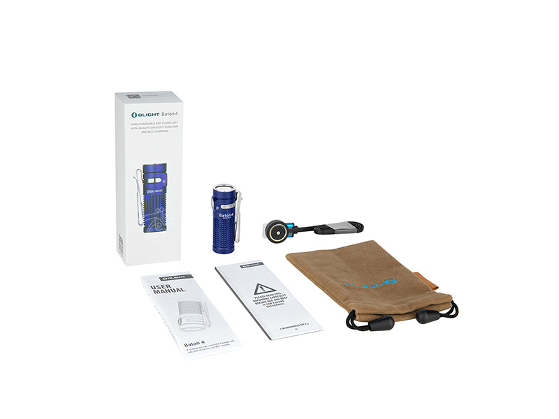 چراغ قوه جیبی شارژی اولایت بتون 4 سورمه‌ای سلطنتی