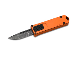 چاقو اتوماتیک بوکر پلاس یواس‌بی او‌تی‌اف دو نارنجی سوخته 06EX267
