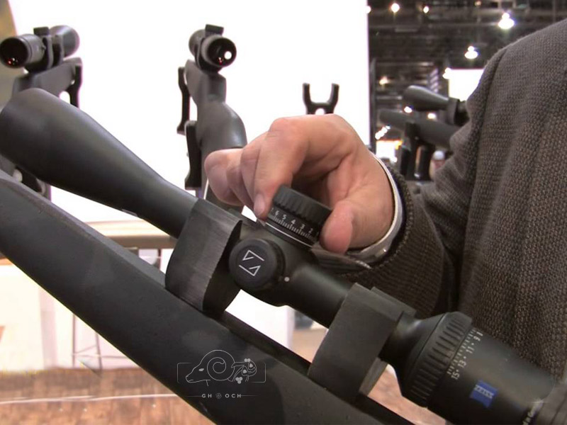دوربین روی سلاح زایس کانکوئست HD5 مدل 42×15-3 دارای سیستم کلیک خورِ ASV همراه با قفل کن